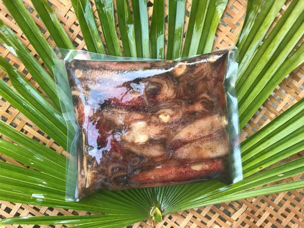 ヤリイカ子沖漬け 価格は500gパック単価です。(税込) 冷凍