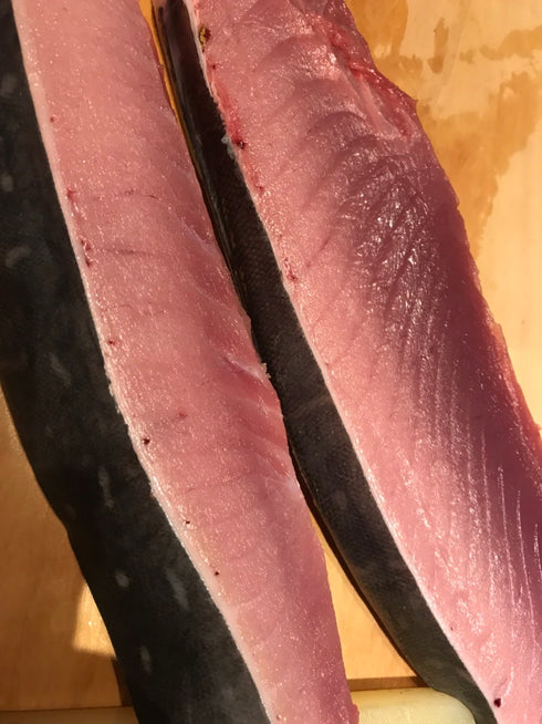 天草産まぐろ(天然)価格はブロック(250g程度)当たりの単価です